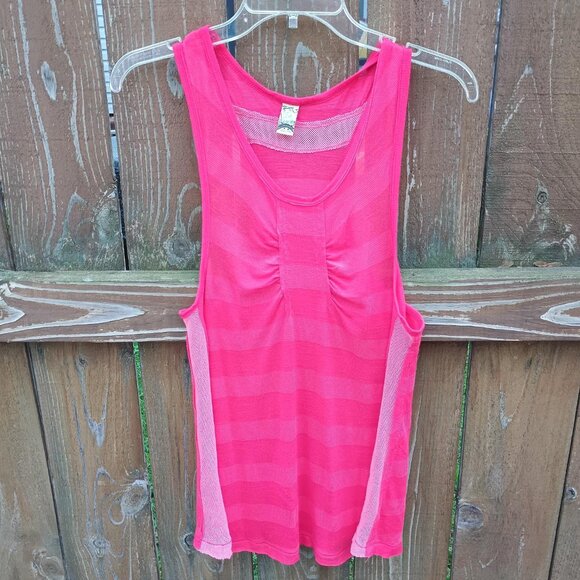Free People Mesh Inlay Tank Top Sz. M - Picture 1 of 2